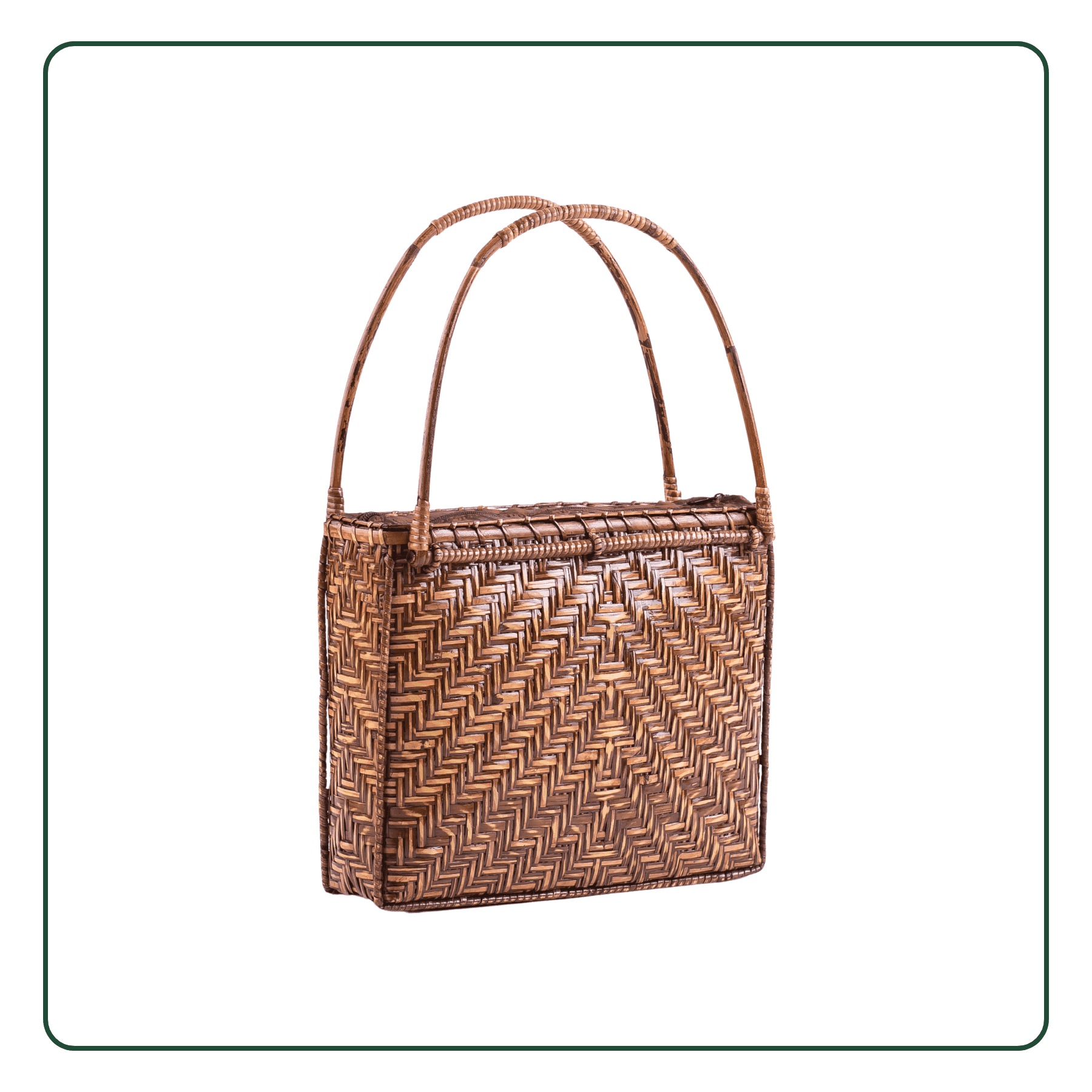 Woven Rattan Rug