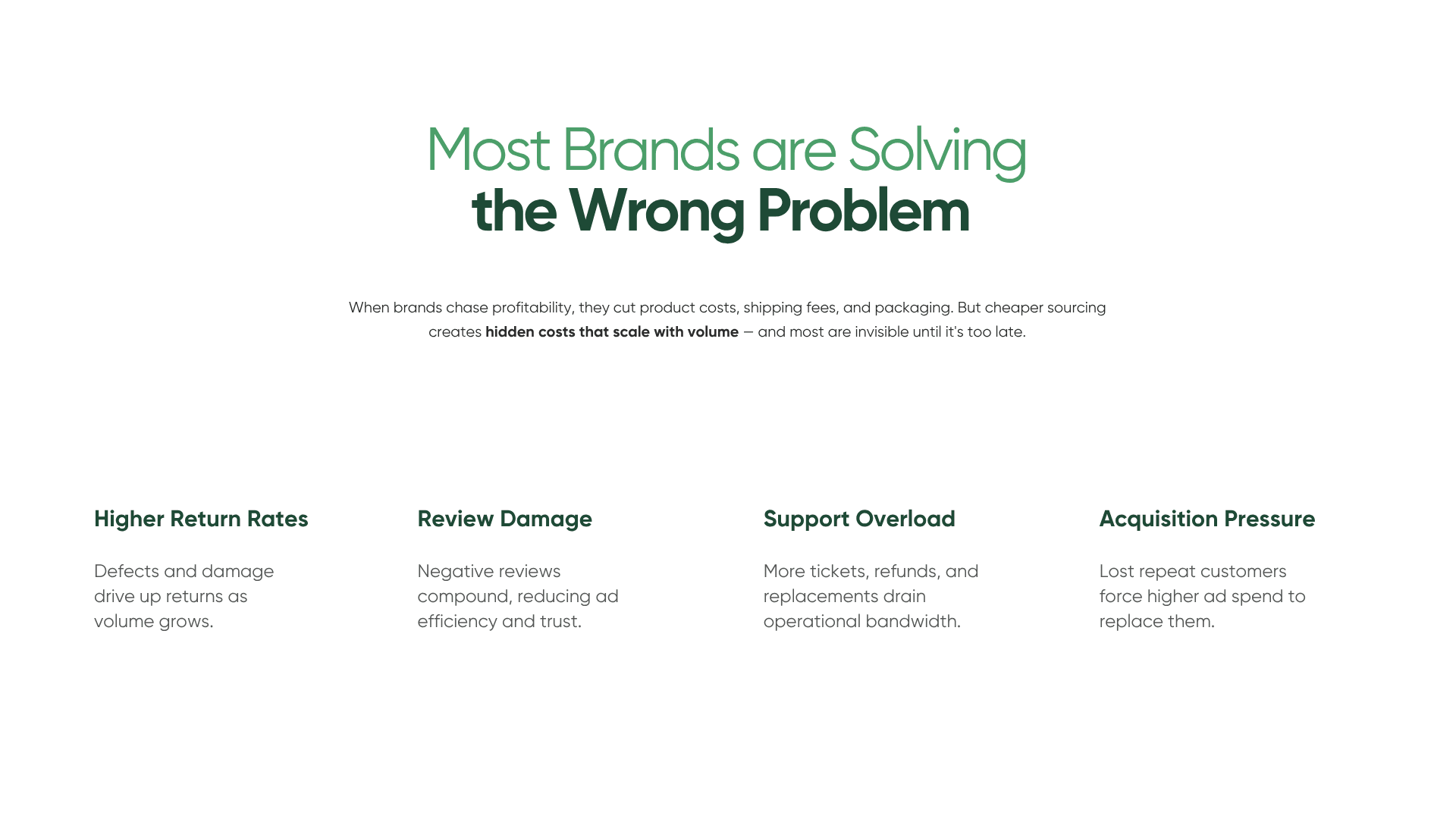 Most Brands Are Solving the Wrong Problem